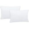 vidaXL Пълнеж за възглавници, 2 бр, 50x30 см, бял