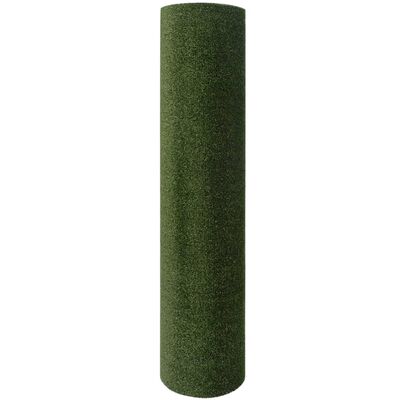 vidaXL Изкуствена трева, 1x25 м / 7-9 мм, зелена