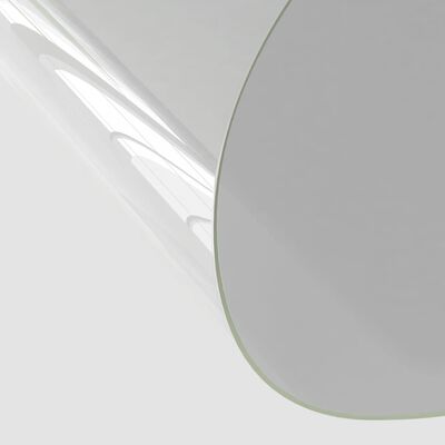 vidaXL Протектор за маса, прозрачен, Ø 120 см, 2 мм, PVC