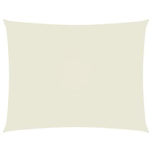 vidaXL Платно-сенник, Оксфорд текстил, правоъгълно, 2,5x4 м, кремаво