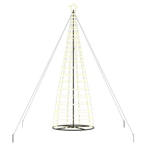 vidaXL LED Коледна Елха EKENAS 400 см 800 LED светодиода Топло бяло