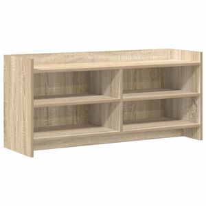 vidaXL ТВ шкаф 100 x 33 x 47 см Дъб сонома Инженерна дървесина
