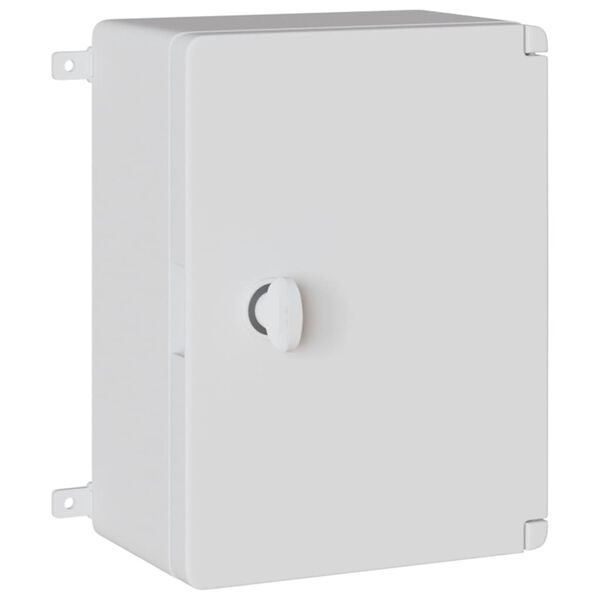 vidaXL Контролен шкаф Сив 28 x 13 x 28 см ABS пластмаса