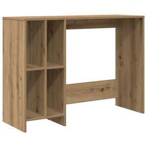 vidaXL Бюро, дъб артизан, 102,5x35x75 см, инженерно дърво