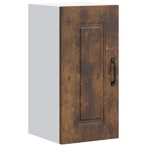 vidaXL Кухненски стенен шкаф, Kalmar, опушен дъб, инженерно дърво