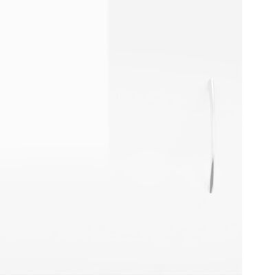 vidaXL ТВ шкаф, бял гланц, 102x30x37,5 см, инженерно дърво