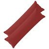 vidaXL Калъфка за възглавница 2 бр. HOUTEN Виненочервен 40 x 145 см