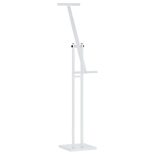 vidaXL Стендове за търговски прояви Бял 26,5 x 26,5 x 150 см Стомана