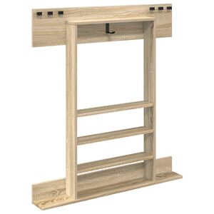 vidaXL Стойка за билярдно щеки Инженерна дървесина 93 x 12 x 103 см