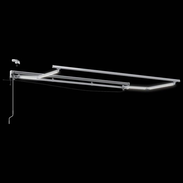 vidaXL Електрически разтегателен навес Бежово 2,5 x 2 m