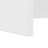 vidaXL Стенно бюро със съхранение Бяло 80 x 45 x 30 см Инженерно дърво