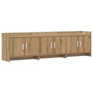 vidaXL ТВ шкаф 168 x 33 x 47 см Дъб артизан Инженерна дървесина