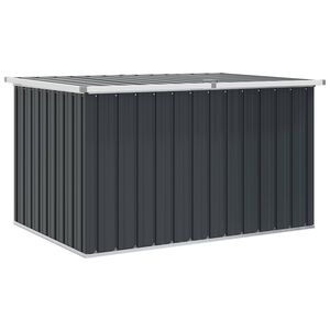 vidaXL Градински сандък за съхранение, антрацит, 150x101x91 см