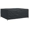 vidaXL Покривало за мебели Едноцветен Черно 250 x 210 x 90 cm 600D