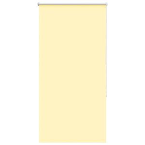 vidaXL Ролетна щора, затъмняваща, жълта, 85x130 см, ширина на плата 80,7 см, полиестер