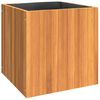 vidaXL Градинска кашпа 45x45x45 см масивна акация