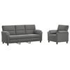 vidaXL Комплект дивани 2 pcs Тъмносиво Кадифе
