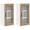vidaXL Кухненски шкаф Kalmar 2 pcs Дъб 40 x 31 x 80 см Инженерно дърво