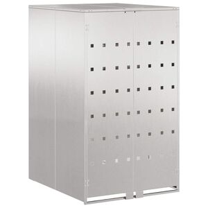 vidaXL Съхранение за кош за отпадъци с газов капак за 240L контейнер