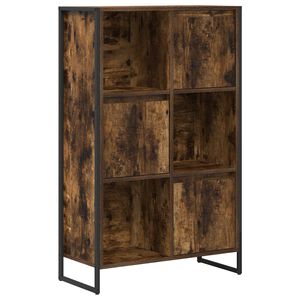 vidaXL Шкаф за книги Опушен дъб 68 x 30 x 108 cm Инженерна дървесина