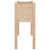 vidaXL Градинска кашпи с крака, 2 бр, 70x31x70 см, борово дърво масив