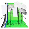 vidaXL Комплект осветление за фотостудио
