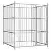 vidaXL Външна клетка за кучета, 150x150x185 см