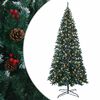 vidaXL Изкуствено коледно дърво с хингед 500 см 900 LED светодиода