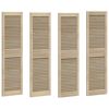 vidaXL Врата за шкаф с врата 4 pcs Естествен 140,5 x 2,1 x 39,5 см