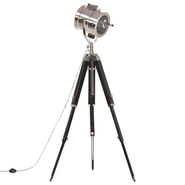 vidaXL Подова лампа тринога, масивно мангово дърво, 165 см