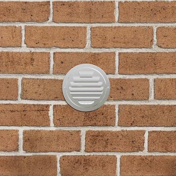 vidaXL Предпазители за въздушна вентилация 4 pcs Сребрист 80 mm