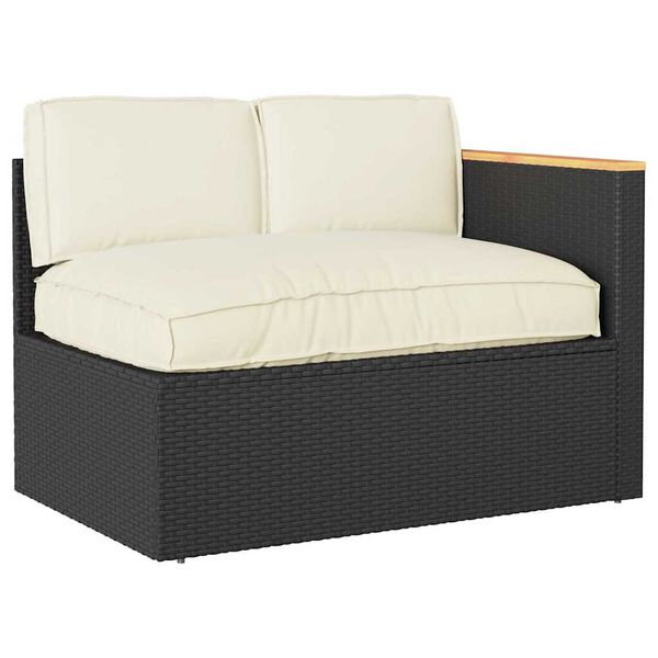 vidaXL Комплект възглавници за палет 3 pcs Крем 120 x 80 x 12 cm