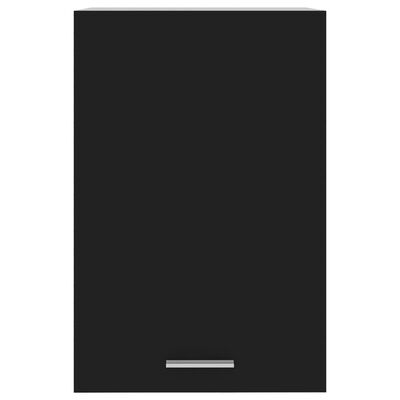 vidaXL Висящ шкаф, черен, 39,5x31x60 см, ПДЧ