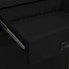 vidaXL Офис шкаф, черен, 90x40x102 см, стомана