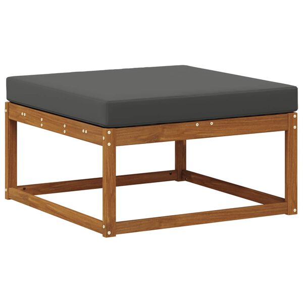 vidaXL Комплект дивани за открито 8 pcs Натурален и Антрацит