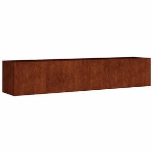 vidaXL Градинска повдигната леха 200x40x40 см кортенова стомана