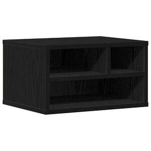 vidaXL Стойка за принтер Черния дъб 40 x 32 x 22,5 см