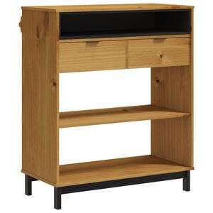 vidaXL Бар маса "FLAM" 92x45x110 см борово дърво масив