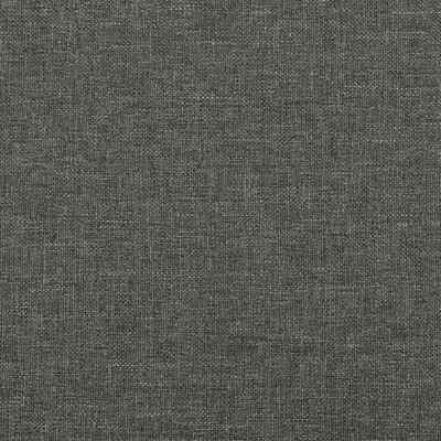 vidaXL Горна табла за легло, тъмносива, 100x5x78/88 см, плат