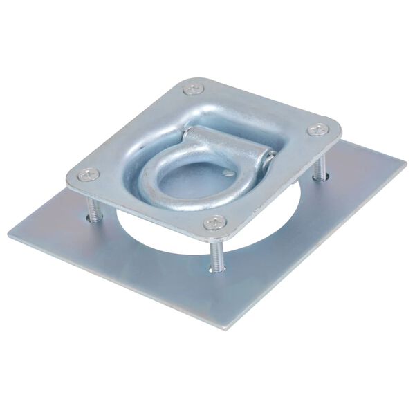 vidaXL Укрепващи пръстени за товар, 8 бр, поцинкована стомана, 2000 кг