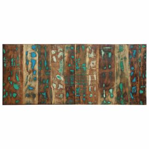 vidaXL Табла за глава Multicolour 120 cm Масивна дървесина Reclaimed