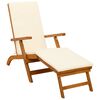 vidaXL Сгъваем и reclining шезлонг 55 x 146 x 91 см