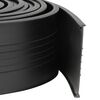 vidaXL Уплътнение за гаражна врата Черно 70 x 6 мм 4,5 м ПВЦ