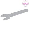 vidaXL Спанер 12 бр. Сребрист 10 mm Желязо