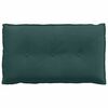 vidaXL Възглавница за гръб Тъмен зелен 80 x 50 cm Кордюрова тъкан