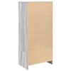 vidaXL Шкаф с чекмеджета, сив сонома 55,5x34x119,5 см, инженерно дърво
