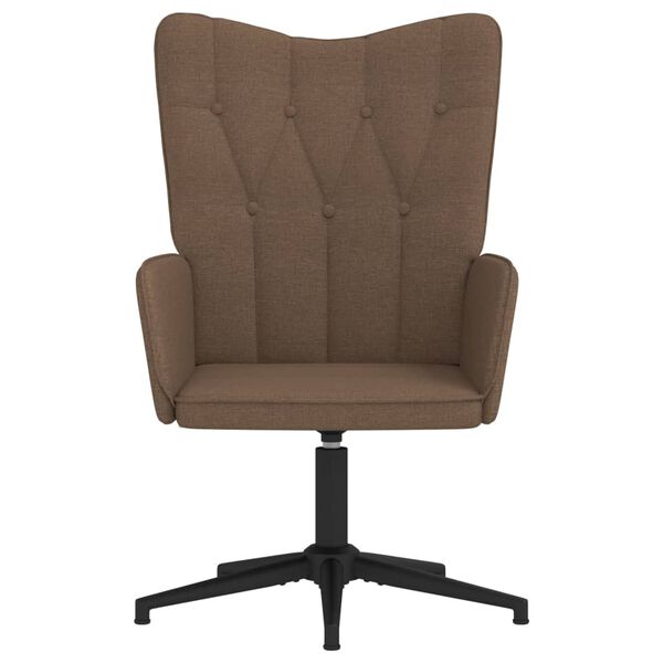 vidaXL Релаксиращ стол, кафяв, плат