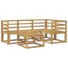vidaXL Комплект дивани за открито 5 pcs Бяло 59 x 59 x 37 см