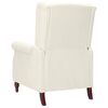 vidaXL Wingback наклоняем стол, бежов, микрофибърен текстил