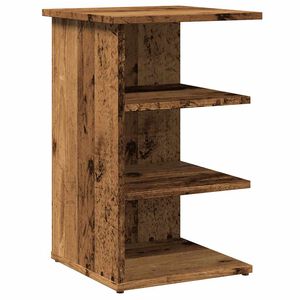 vidaXL Шкаф за хранене Old Wood 35x35x55 cm Инженерна дървесина
